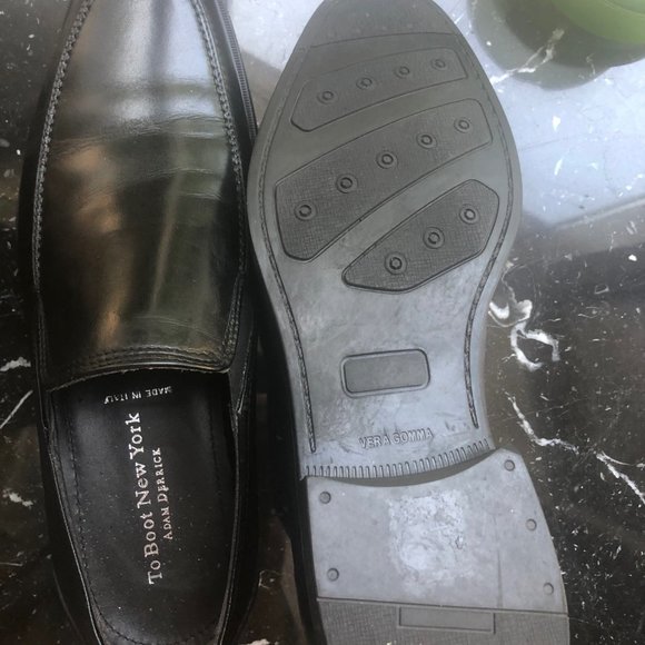 MENS Black Slip-ons: To Boot New York -Adam Derrick - Picture 5 of 6